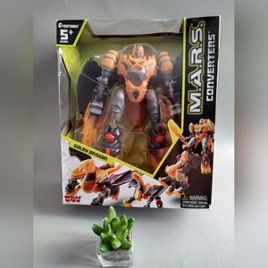 M.A.R.S converters Gold Dragon Action Figure .